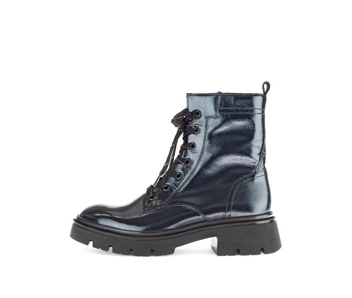 Schnürstiefelette blau #0