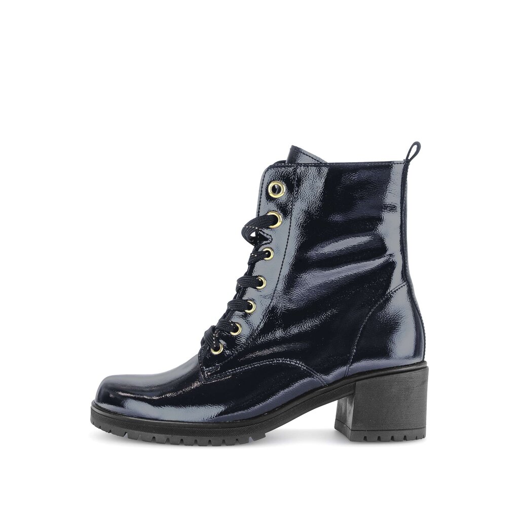Pius Gabor Schnürstiefelette blau
