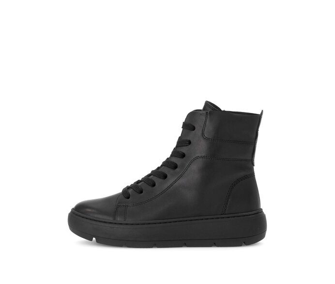Sportliche Stiefelette schwarz #0