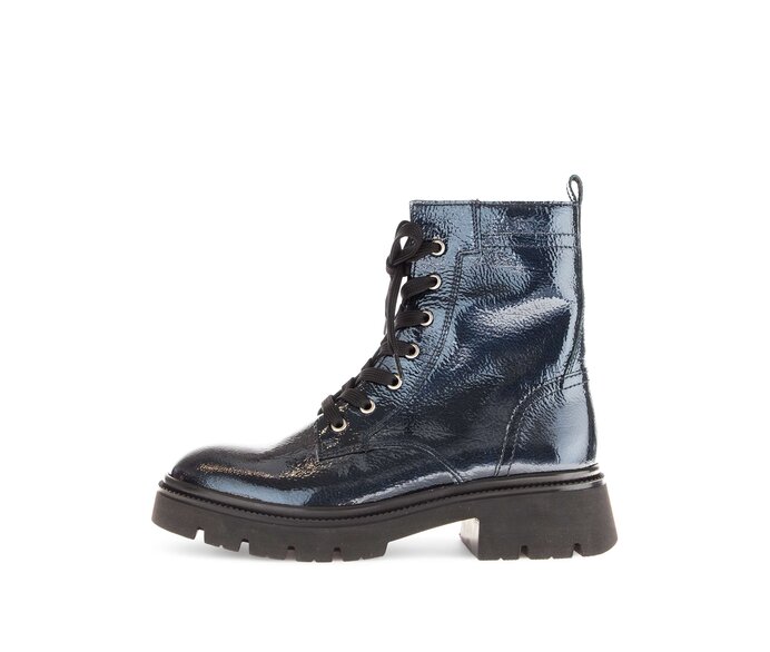 Schnürstiefelette blau #0