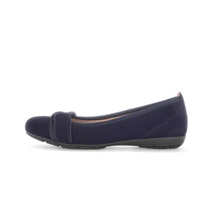 Sportiga ballerinor blå