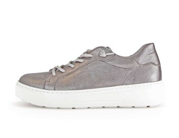 Sneaker low silber