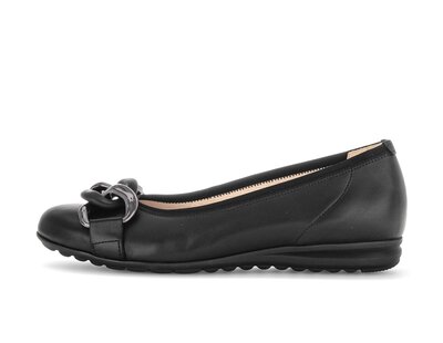 Sportliche Ballerina schwarz