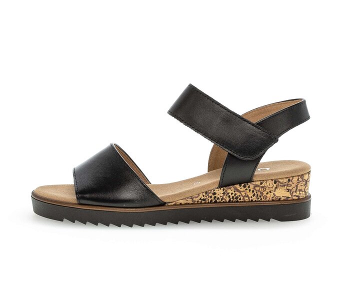 Sandal met riempjes zwart #0