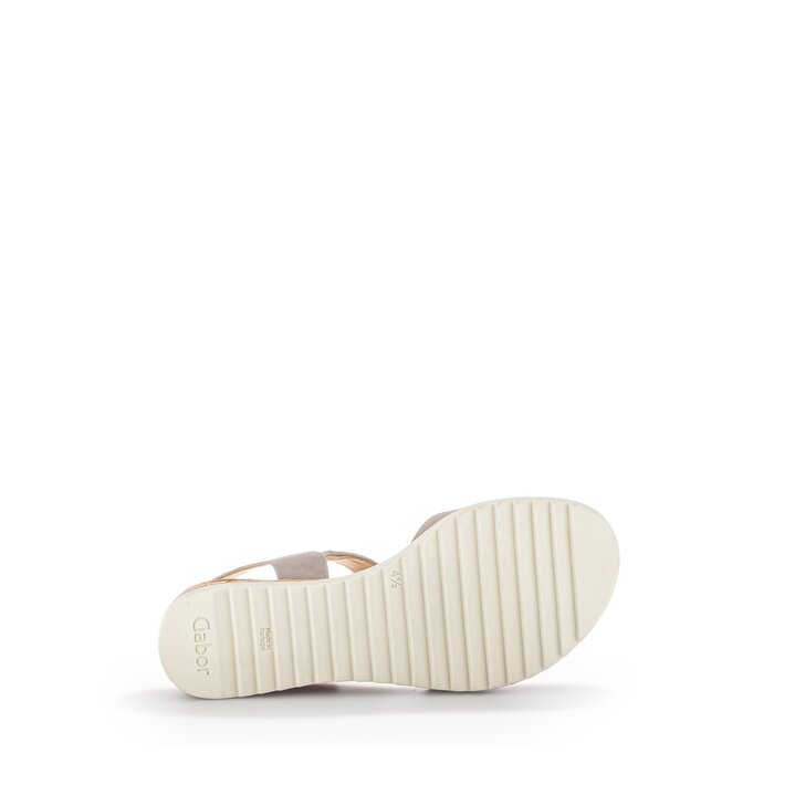 Sandale à bride beige #4