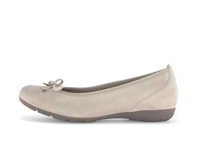 Ballerina sportiva beige