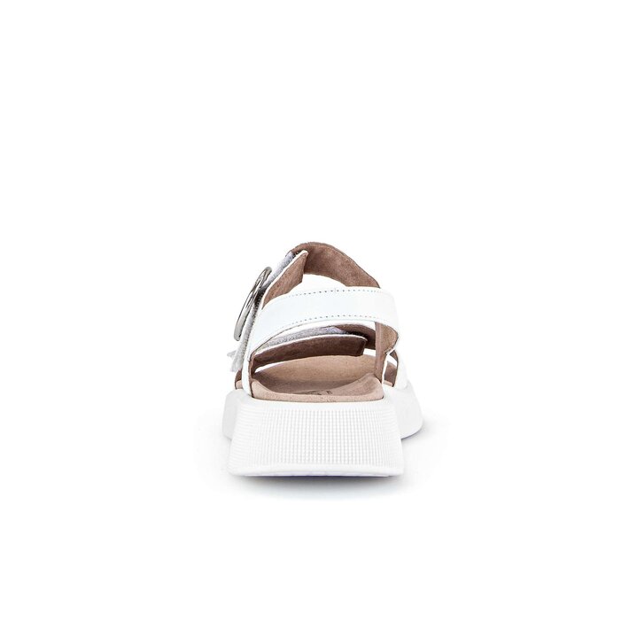 Platåsandaler vit #3