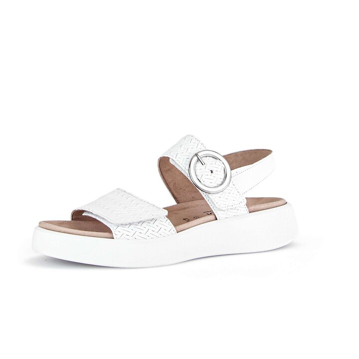 Platåsandaler vit #2