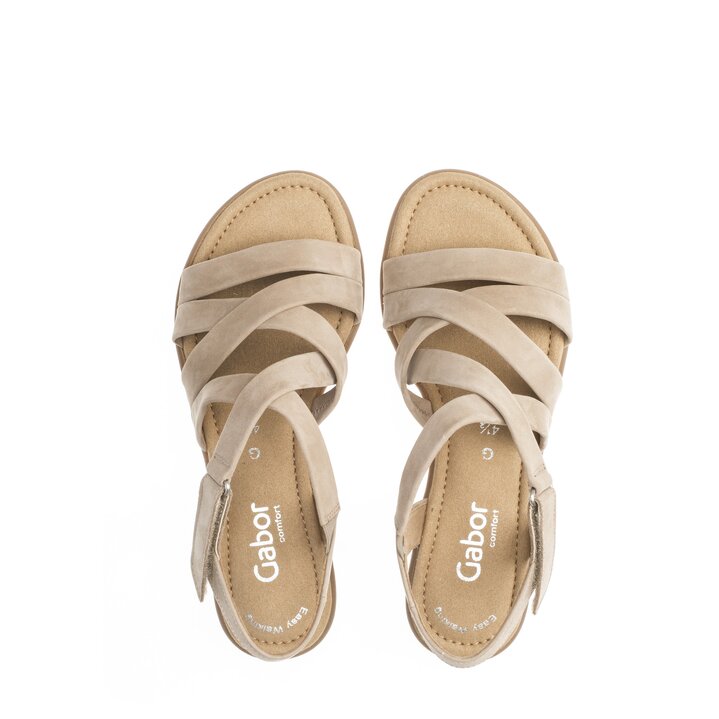 Riemchensandale beige #5