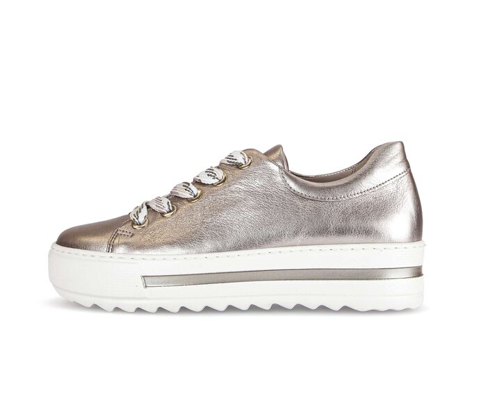 Lage sneaker goud #0
