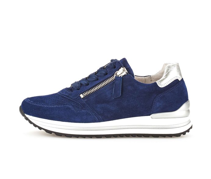 Lage sneaker blauw #0