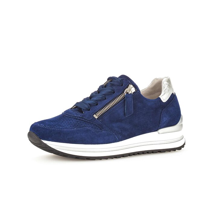 Lage sneaker blauw #2