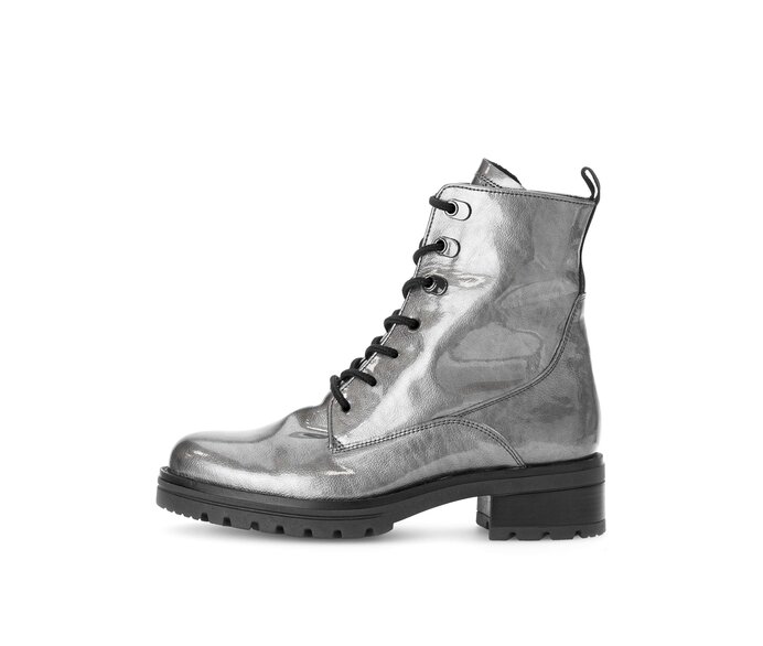 Schnürstiefelette grau #0