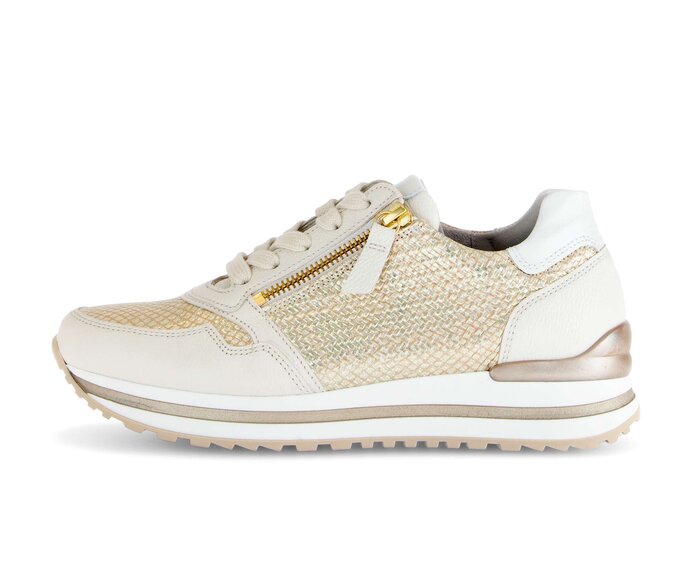 Lage sneaker goud #0