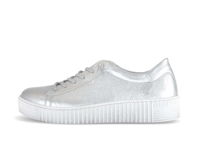 Sneakers basse argento
