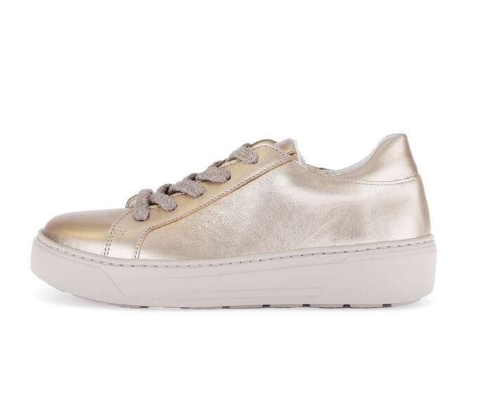 Lage sneaker goud #0