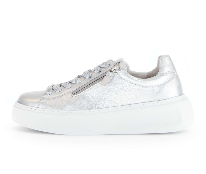 Lage sneaker zilver #0