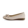 Sportliche Ballerina beige