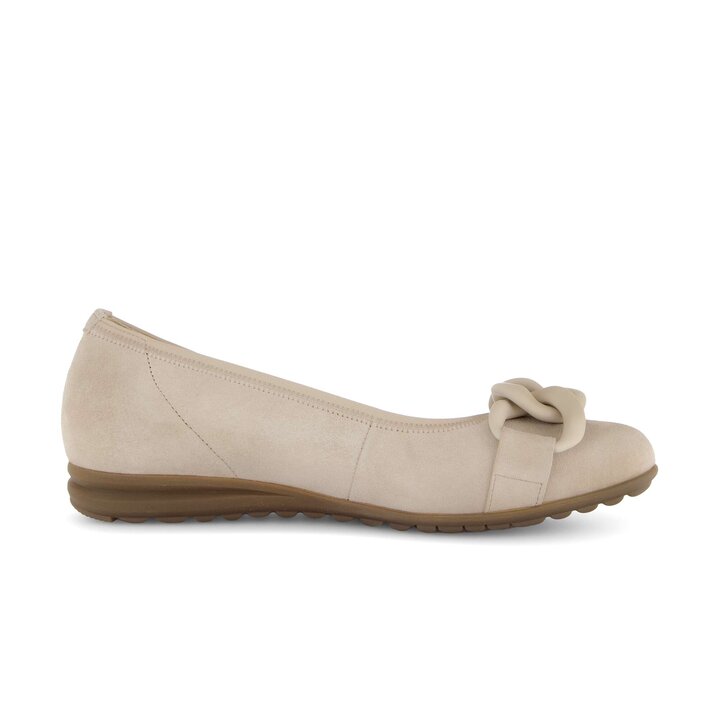 Sportliche Ballerina beige #1
