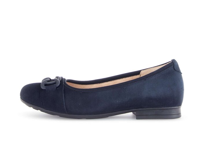 spitze ballerinas blau