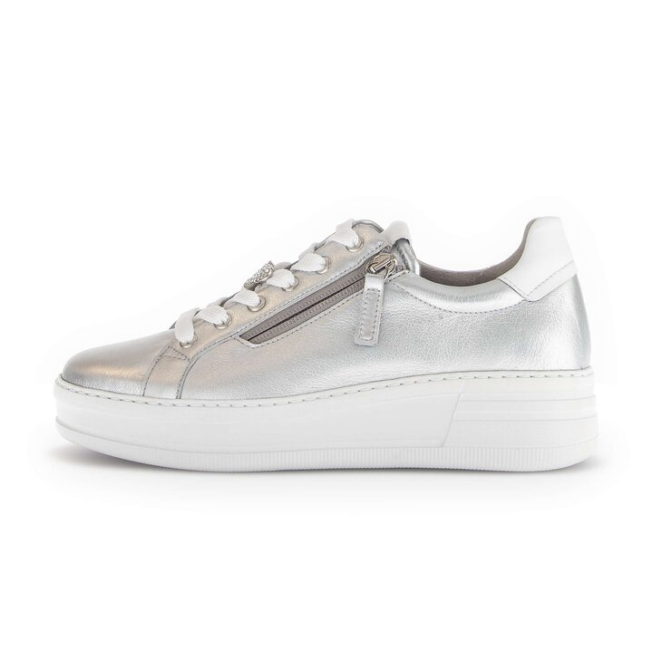 Basket basse argent #0