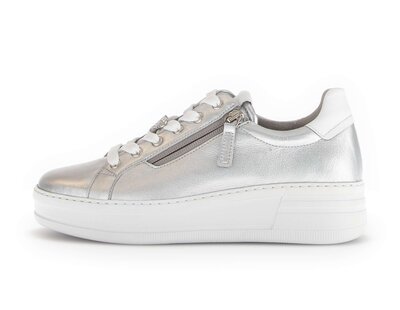 Sneakers basse argento