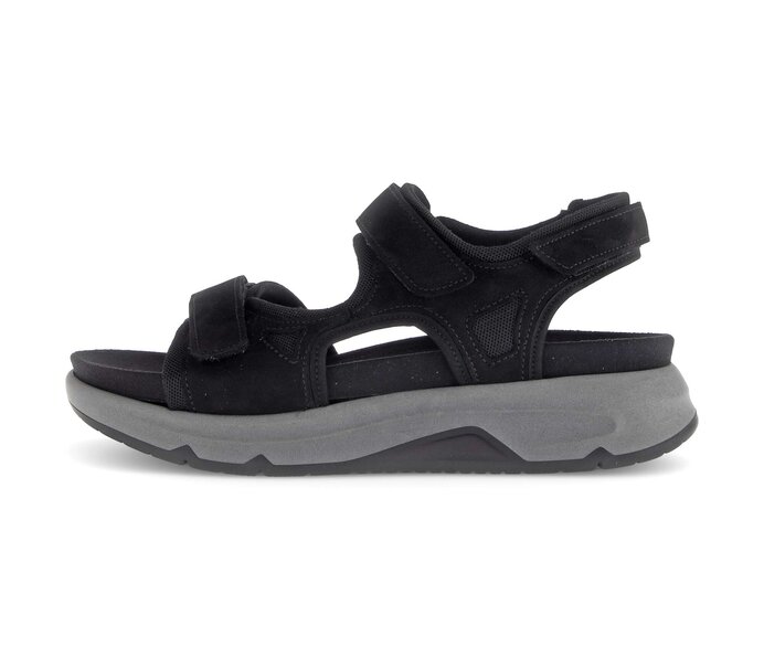 Sandal met riempjes zwart #0