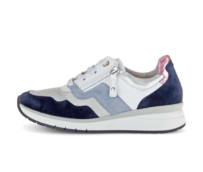 Lage sneaker blauw #0