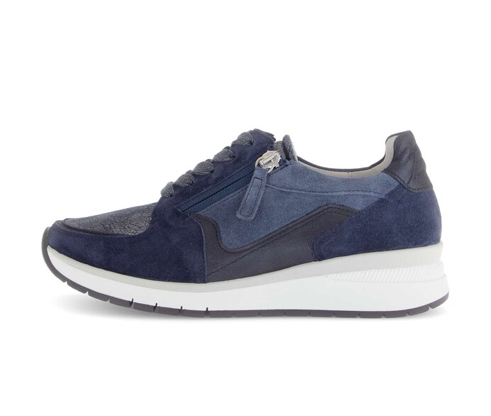 Lage sneaker blauw #0