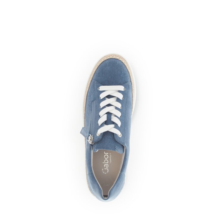 Sneakers basse blu #5