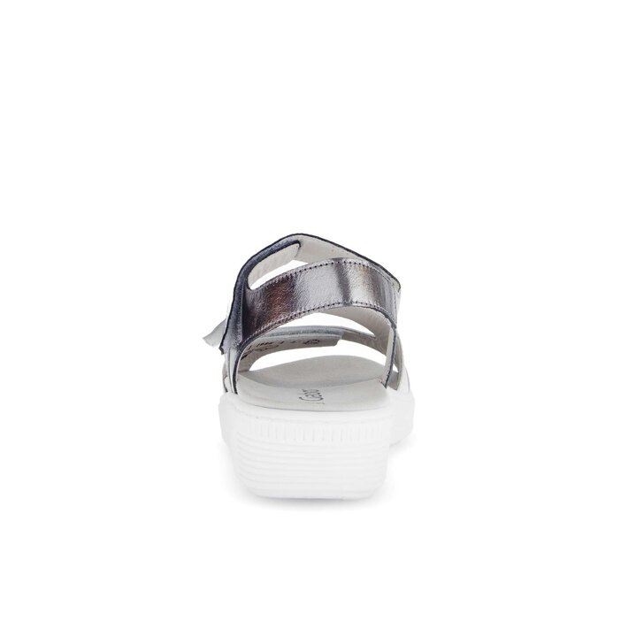 Sandale à plateforme blanc #3