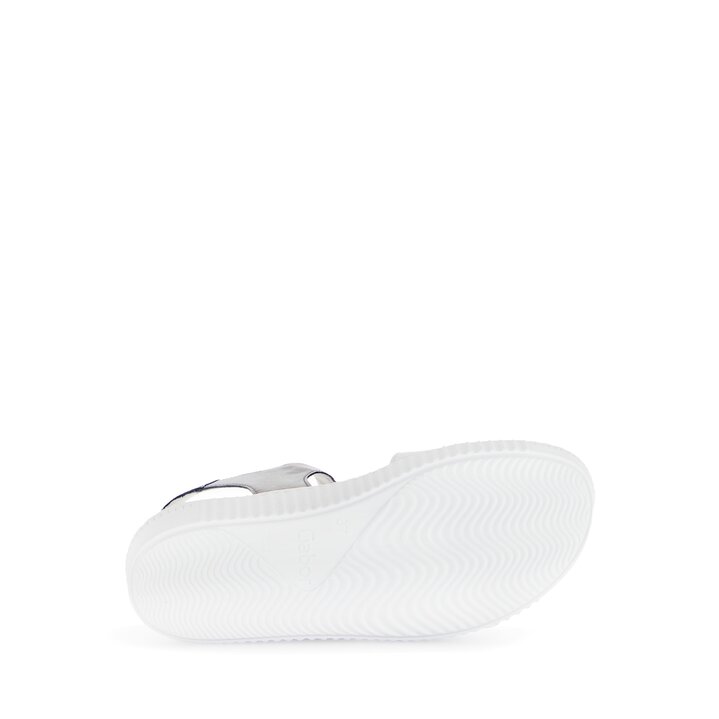 Sandale à plateforme blanc #4