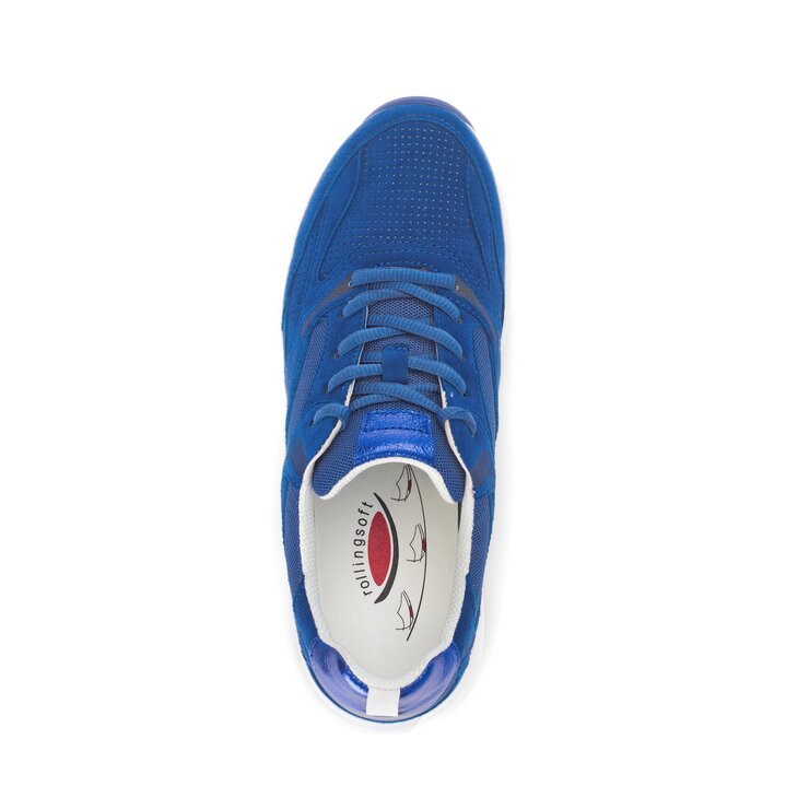 Sneakers basse blu #5