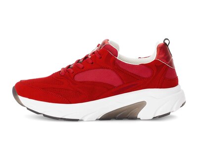 Sneakers basse rosso