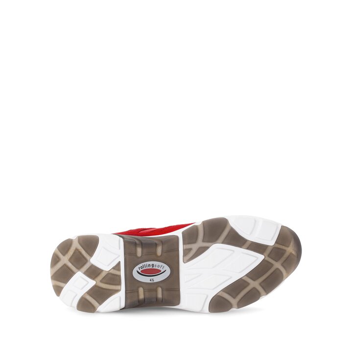 Sneakers basse rosso #4