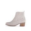 Elegante Stiefelette beige