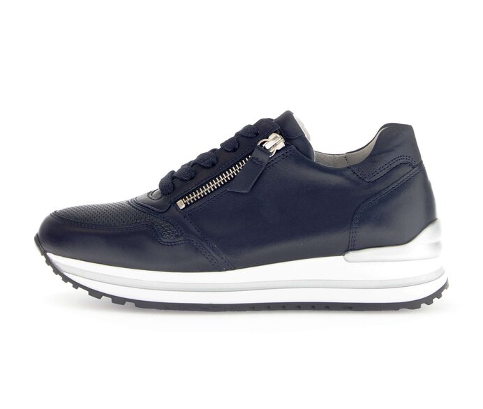 Lage sneaker blauw #0