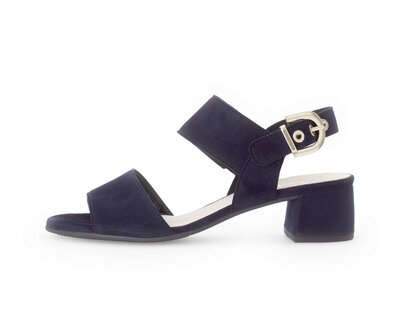 Riemchensandale blau