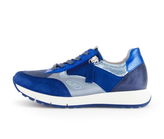 Lage sneaker blauw #0
