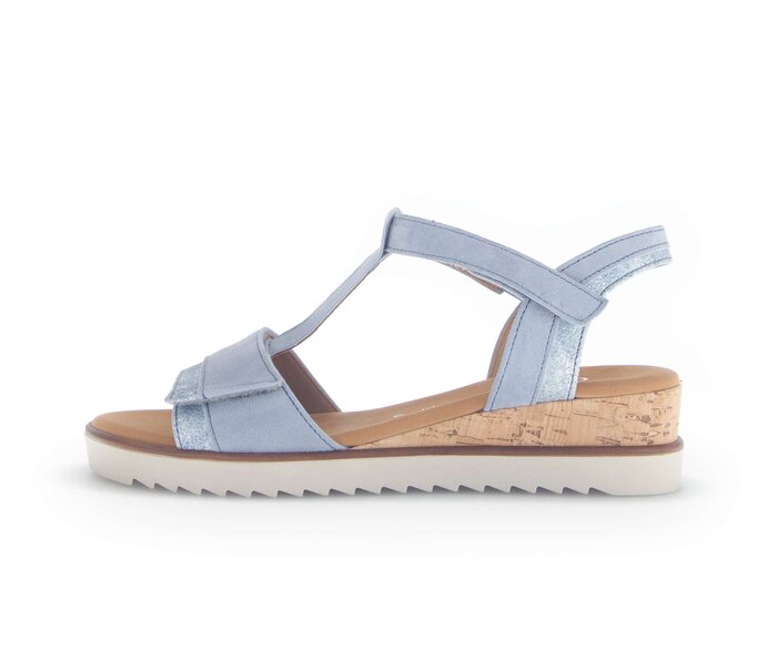 Riemchensandale Blau #0