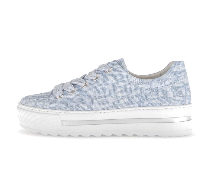 Lage sneaker blauw #0
