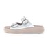 Pantolette silber