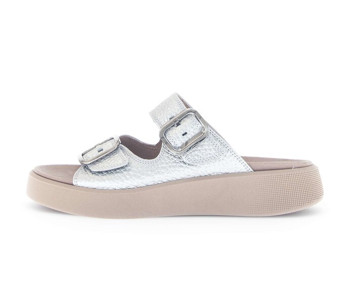Pantolette silber #0