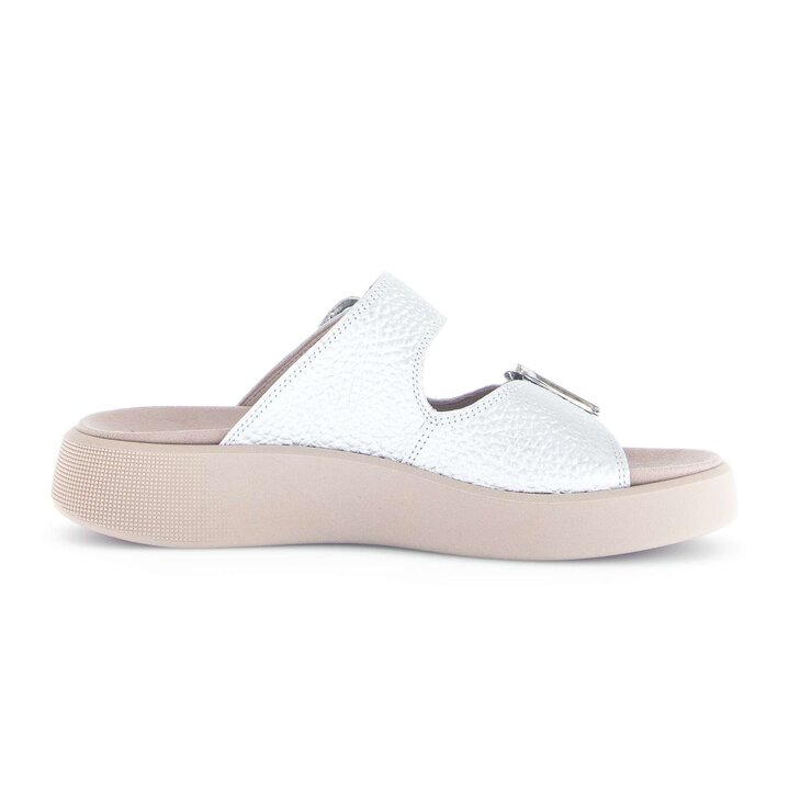 Pantolette silber #1