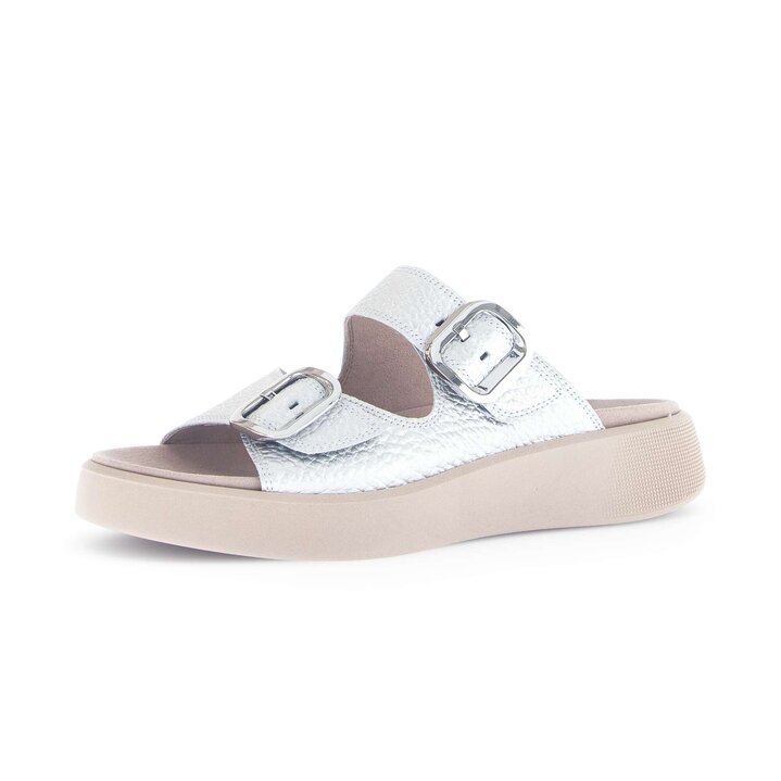 Pantolette silber #2