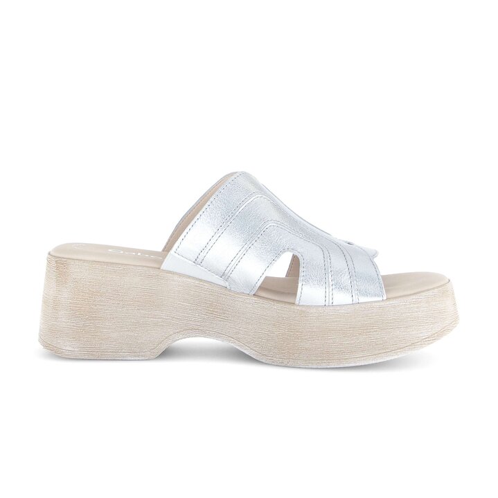Platåsandaler silver #1