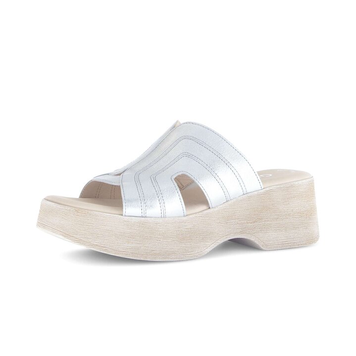 Platåsandaler silver #2