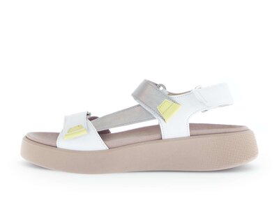 Sandalo con cinturino oro