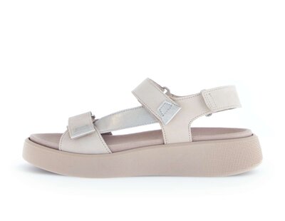 Sandalo con cinturino oro