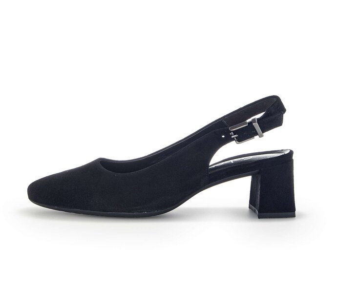 Sling-back zwart #0
